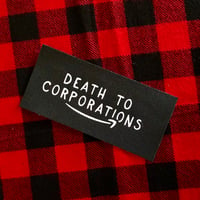 Death to Corporations Patch