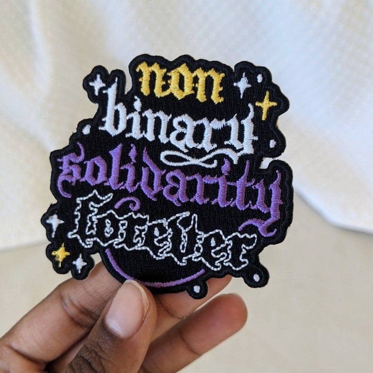 ... Solidarity Forever Embroidered Patch Image 3