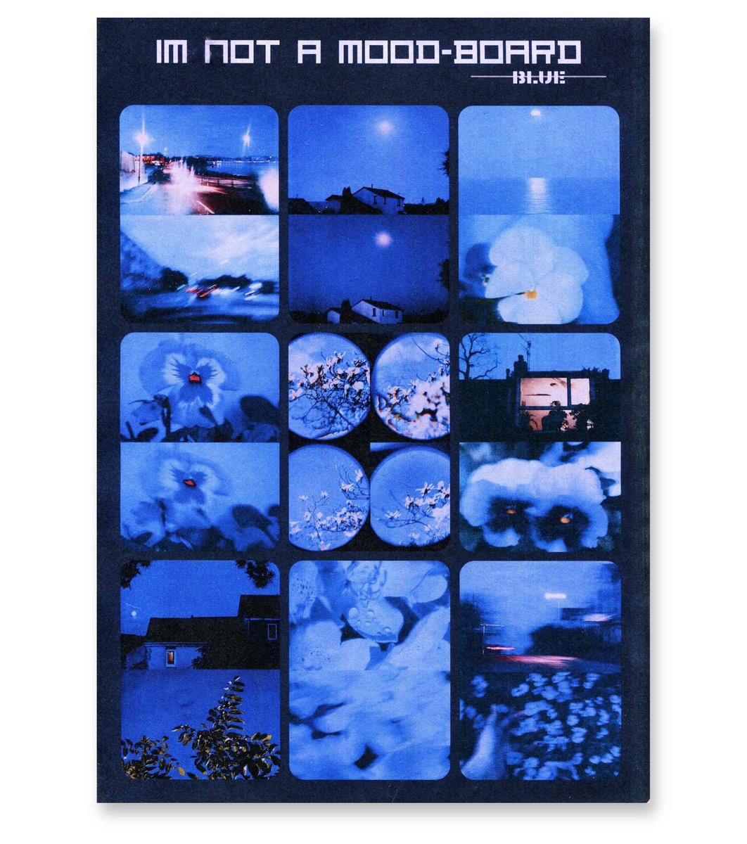 IM NOT A MOOD-BOARD, BLUE - Main Image