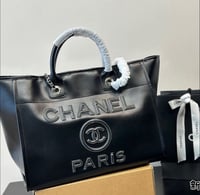Image 1 of EXTENDED BLACK TOTE