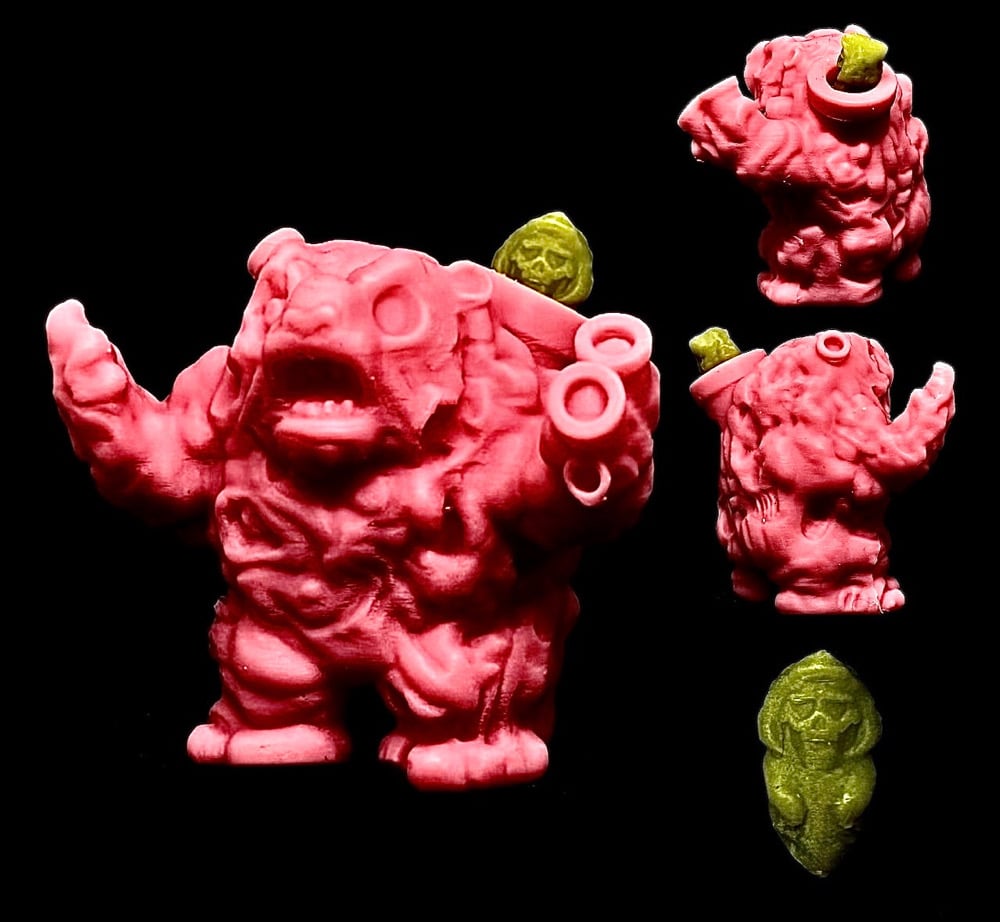 Image of Sewer Bear + Turd Reaper (GID Keshi)