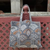 Image 5 of Cotton Quilted Tote