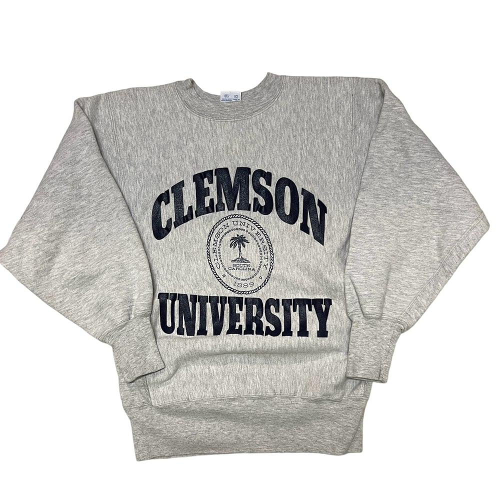Image of Champion Clemson University Reverse Weave Crewneck