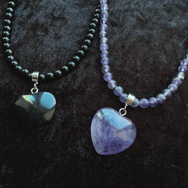 Image of Stone Heart Necklace