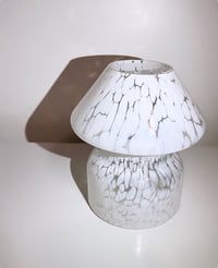 Image 1 of WHITE GLASS LAMP
