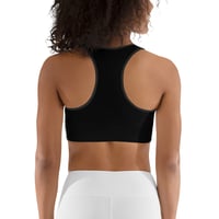 Image 5 of BOSSFITTED Black and White Sports Bra