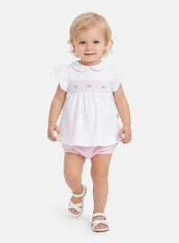 Image 2 of Smocked jam pant set 
