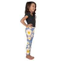 Image 1 of Girls Kid's Leggings (Daisies)