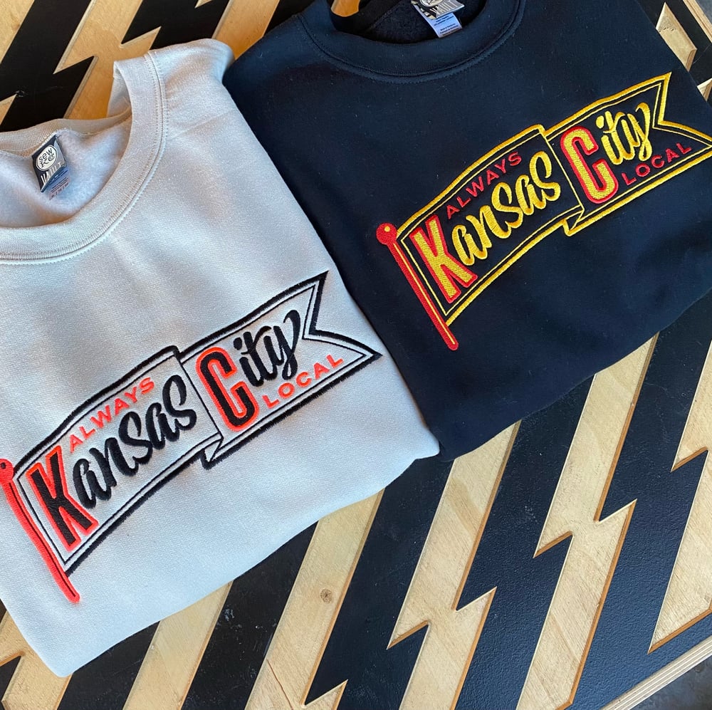 Image of Vintage Vibes Kansas City Flag Sweatshirt