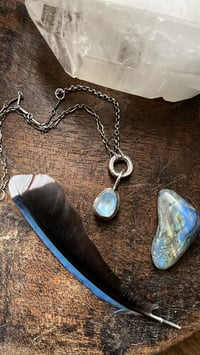 Image 2 of Moonstone pebble necklace 