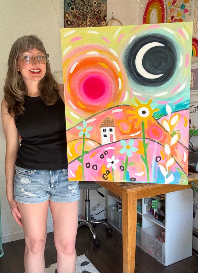 Seeds of Solitude. Original Canvas Painting