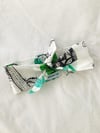 Green & White Cactus Hair Tie with Free Postage 