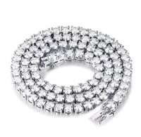 Image 1 of 5mm Diamond Tennis Chain
