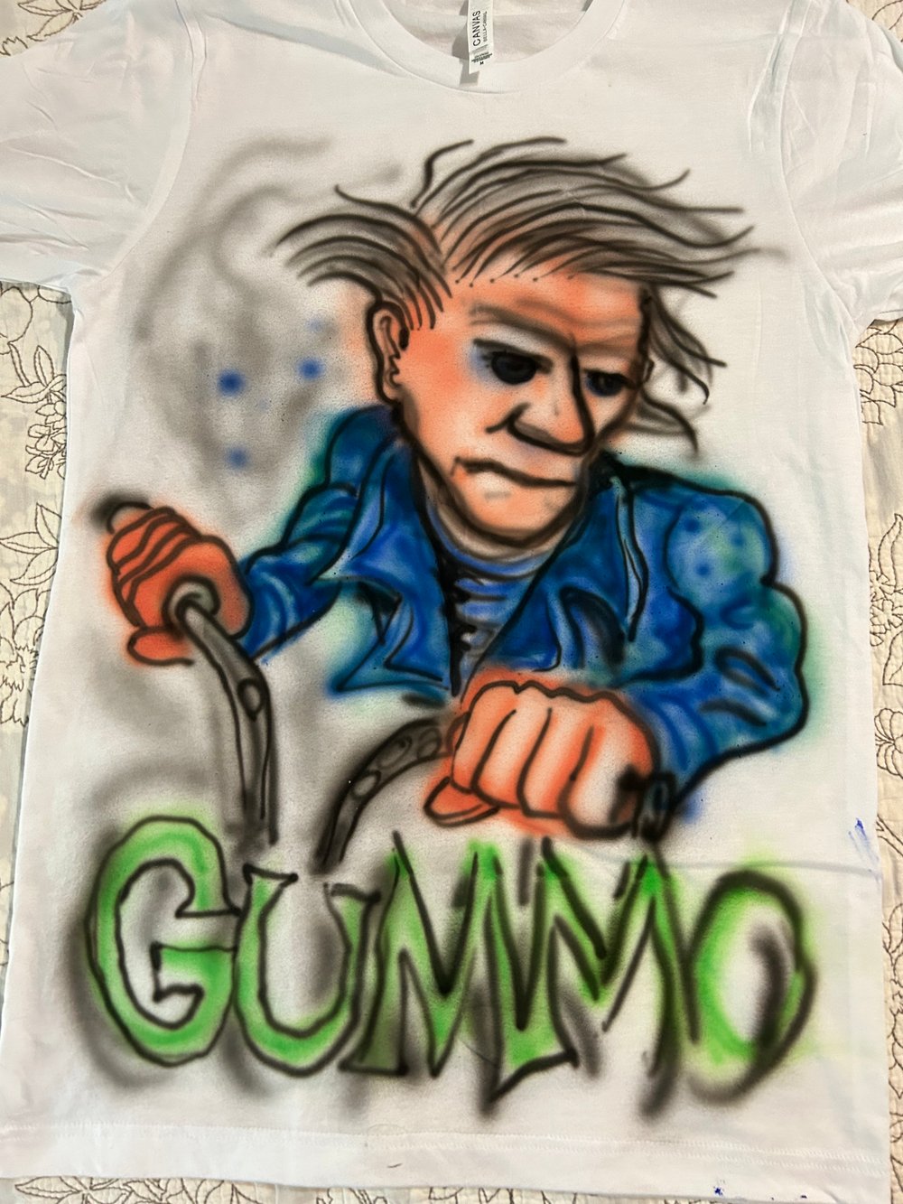 Gummo airbrushed shirt - size M