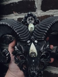 Image 5 of Lilith ram skull wall/alter piece 