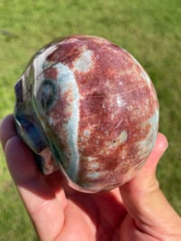 Image 6 of Ocean Jasper Skull #1760