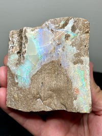 Image 9 of Andamooka Opal Painted Lady Display Piece #2831