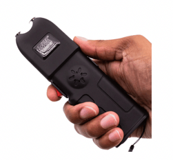 Image of Santuary Stun Gun with Flashlight and Alarm (Black)
