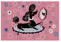 Image 2 of Fru Fru Loves Me! Full Size Diamond Painting by Miss Fluff