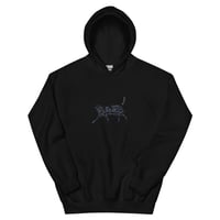 Image 2 of CAT PETTING CHART HOODIE