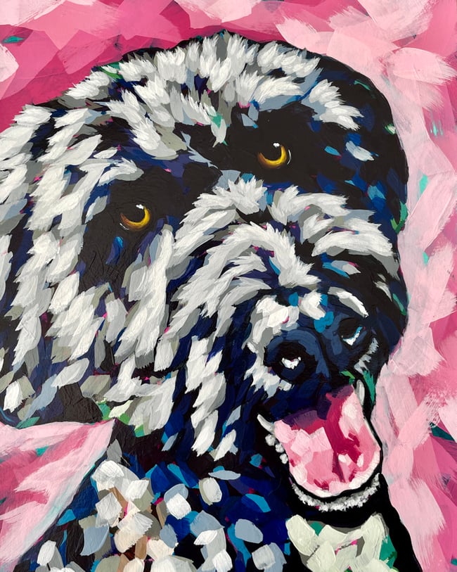 Custom Dog Portrait - Bonnie