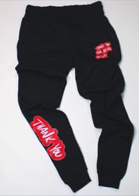 “THANK YOU FOR BEING PATIENT”  BLK & RD Joggers