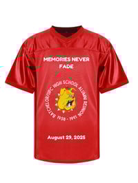 Image 1 of Batchelor/UPC Reunion Red  Football Jersey