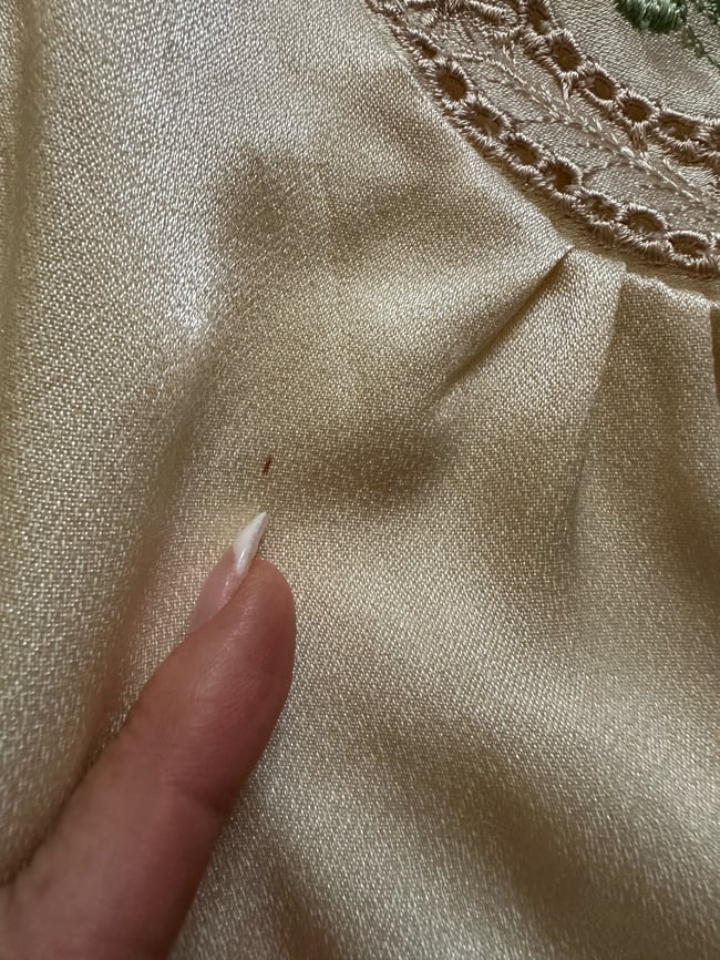 70s Gunne Sax satin poet sleeve blouse