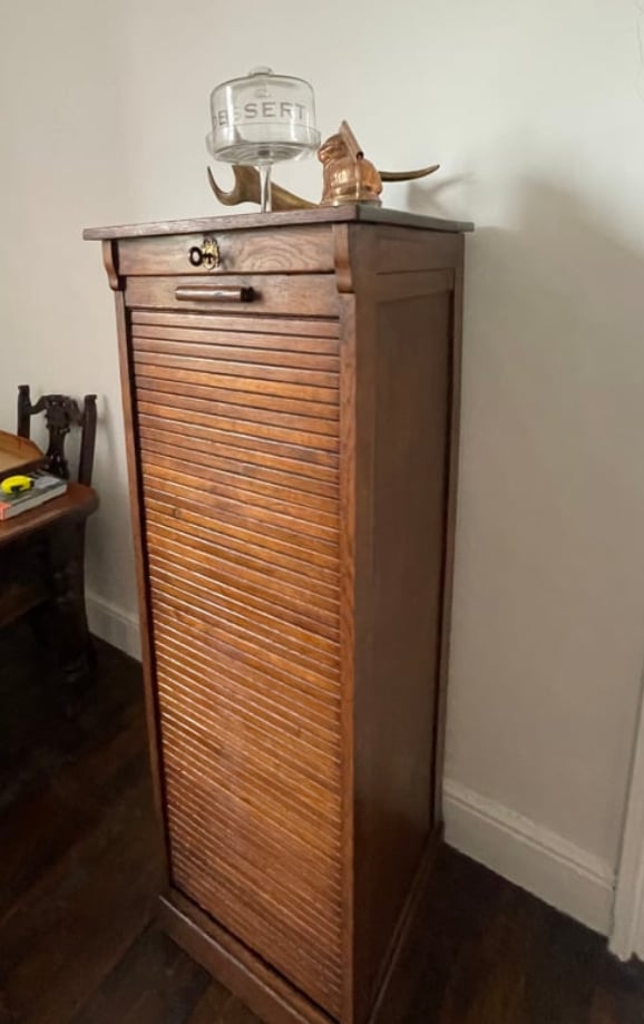 Antique Tambour Chest