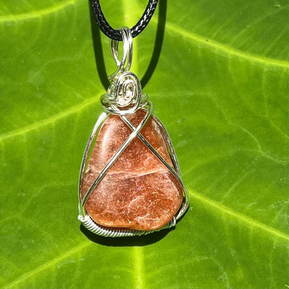 Image of sunstone pendant a
