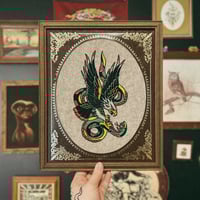 Image 1 of Eagle Snake Embroidery