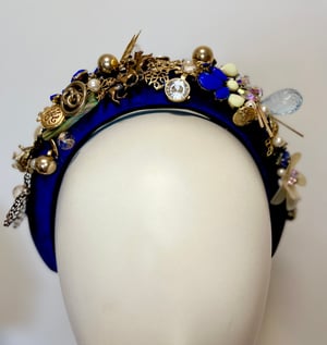Image of Cobalt blue D&G inspired headband 