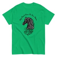 Image 12 of Unisex classic tee, My Heart Runs On Four Hooves Horse Tee