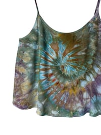 Image 9 of L Woven Summer Set in Cool Spiral Ice Dye