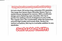 Image 5 of Large Ava James Open Shoulder top #920*8 (Gently Used)