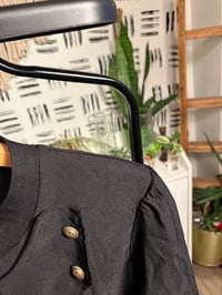 Image 2 of Black button jacket 
