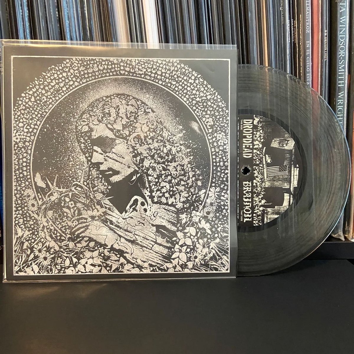 Image of Dropdead / Brainoil "split" 7" (Color)