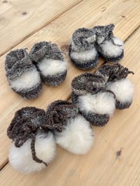 Image 8 of Wool Booties - 0-6 months - Handmade in Ireland