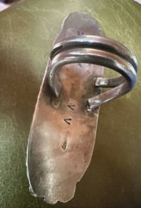 Image 8 of Mine-#8 3 stone long ring 