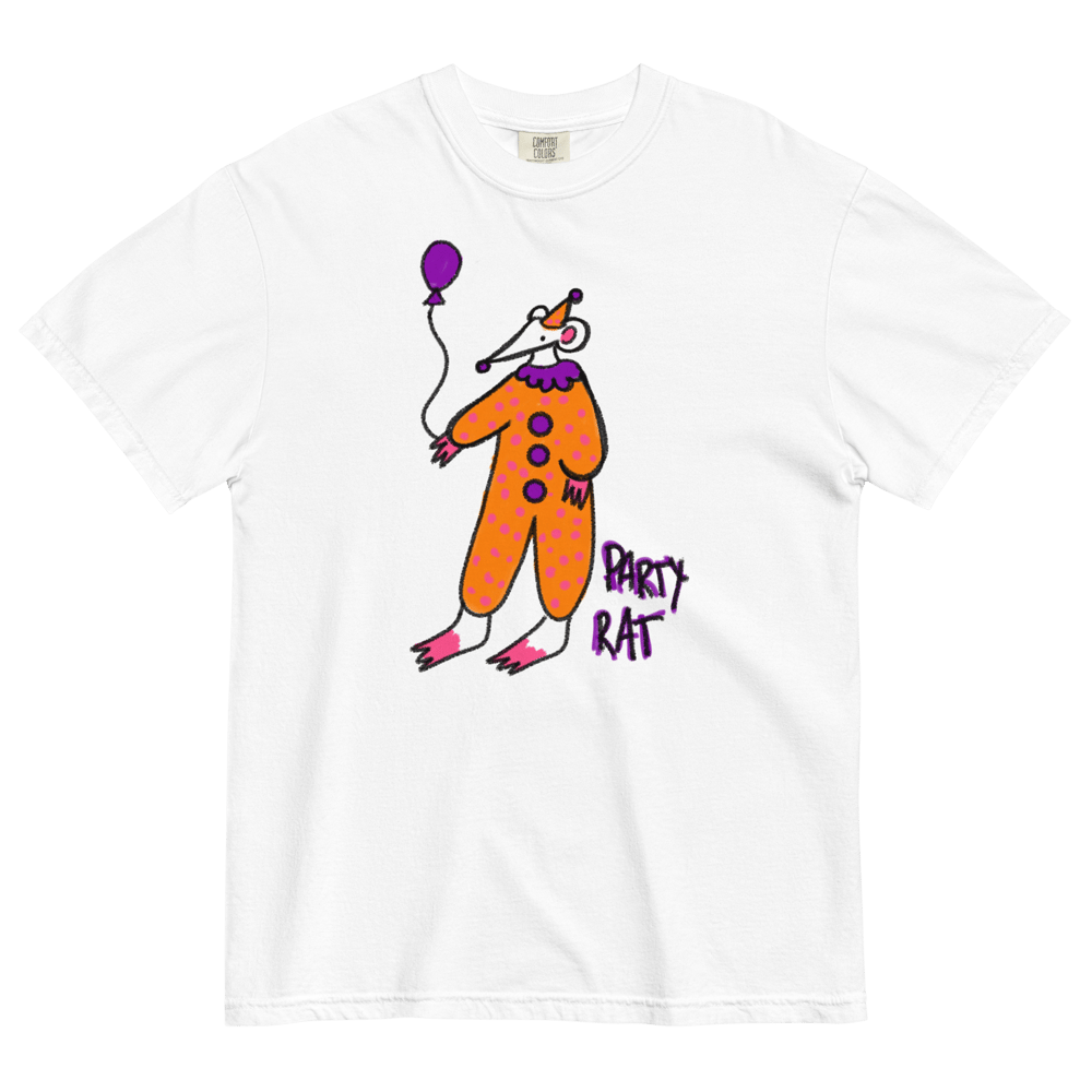 ORANGE PARTY RAT TEE