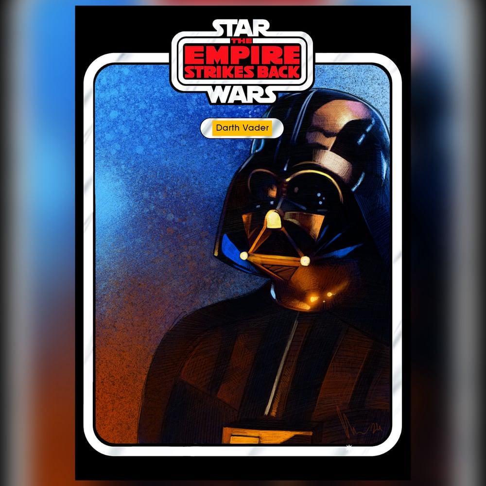 Star Wars 001 Darth Vader A4 Art Print