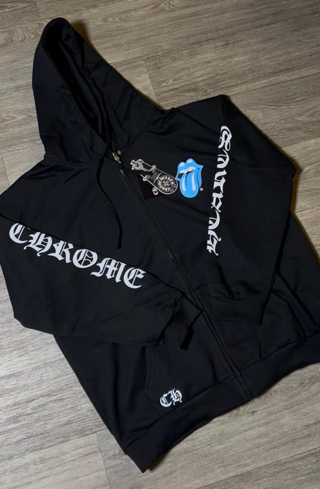 Image of Chrome Hrts Blue Tongue Jacket