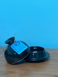 Image 2 of BD17 Butter Dish Black