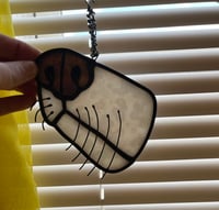 Image 5 of Stained glass good luck charm: speckled snoot