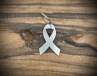 Awareness ribbon keychain blank 