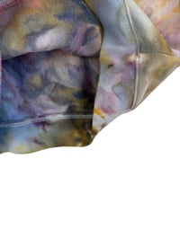 Image 5 of XS Adult Crew Sweatshirt in Muted Garden Ice Dye