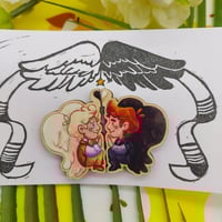 Image 2 of Ineffable Heart Wooden Pin Set