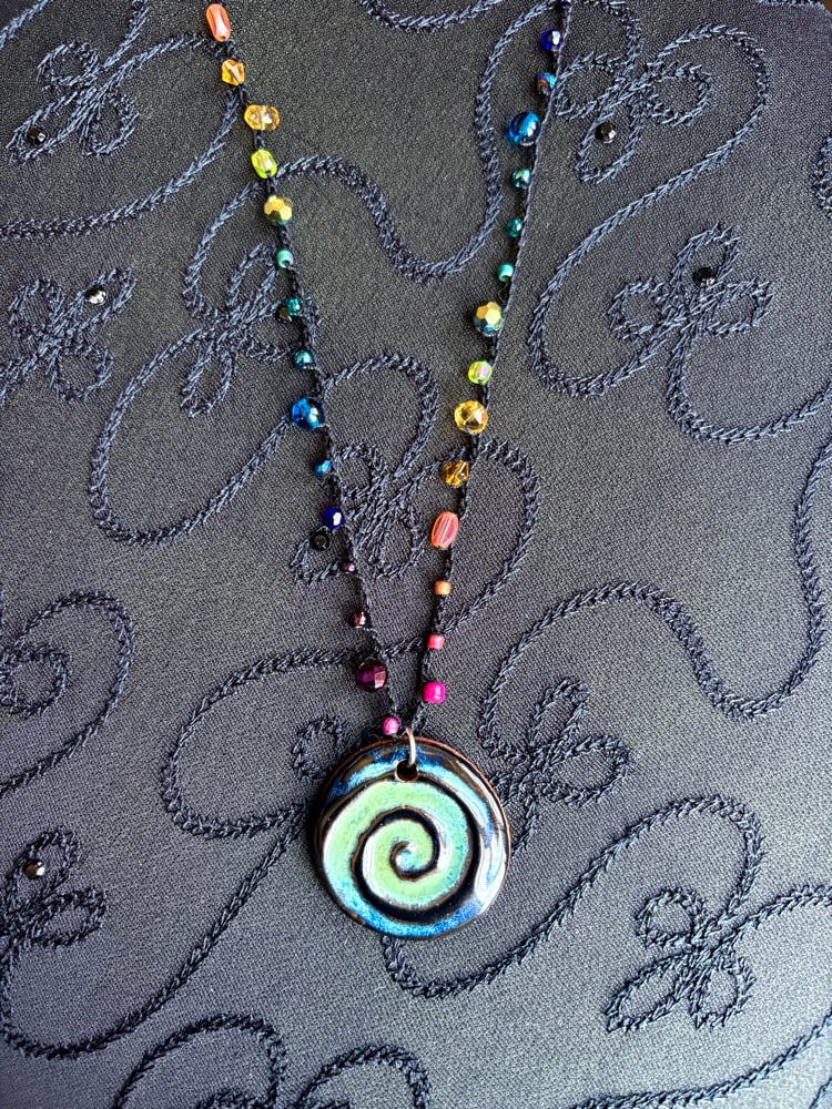 Image of Spiral Necklace #1