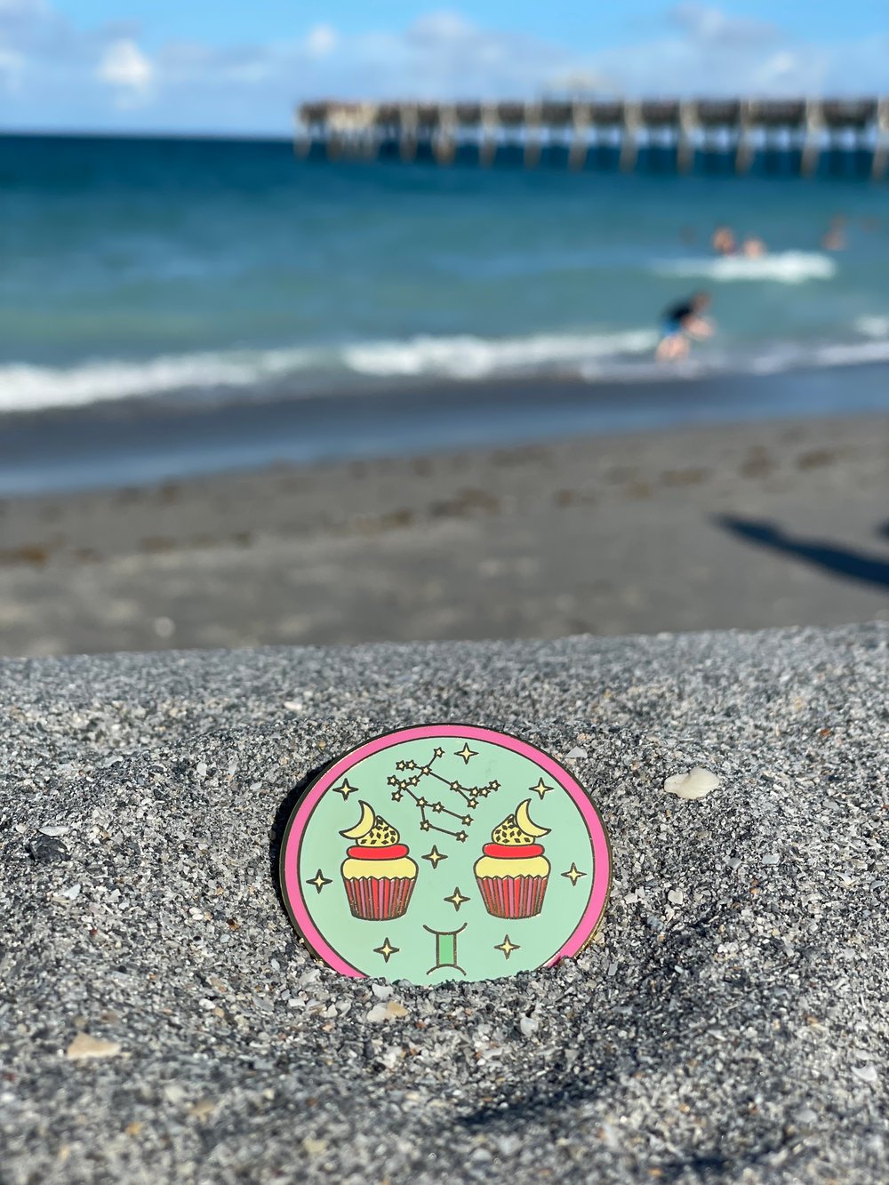 Image of Gemini Cupcake Pin