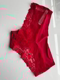 Image 1 of Red Lace Cheeky 